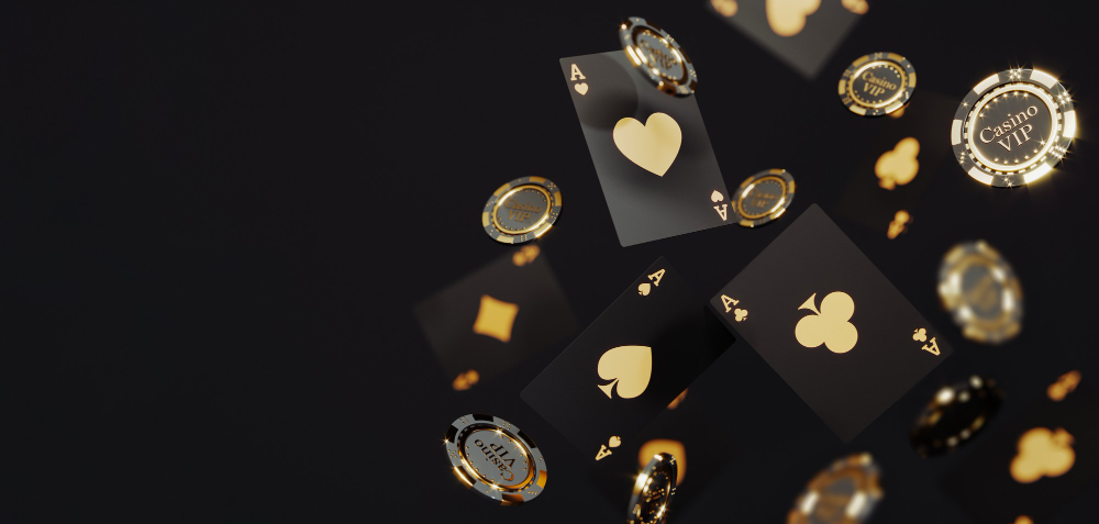Jogos de cassino: O que jogar? 3 luxury casino golden chips cards poker chips falling premium photo
